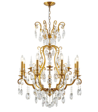  BET65XL-AB-1 - Chandelier Antique Brass